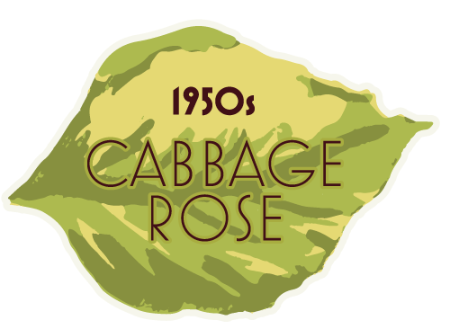 1950s Cabbage Rose