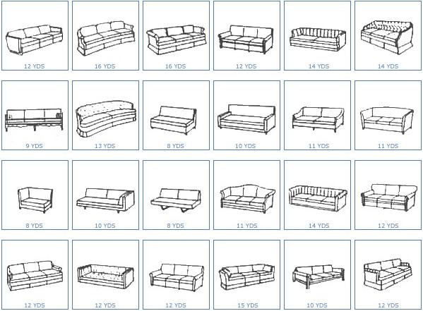 Upholstery Yardage Chart Pdf