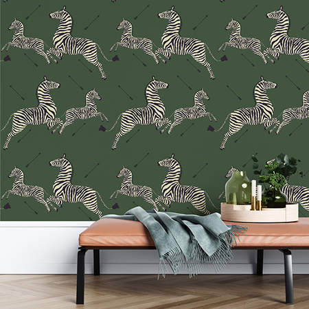 Zebras Self-Adhesive Wallpaper